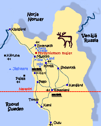 Lnsi-Lapin kartta